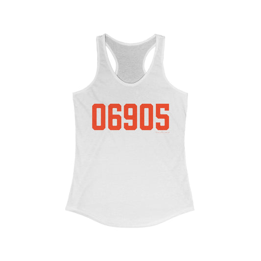 06905 Stamford Connecticut Zip Code Women's Ideal Racerback Tank Top