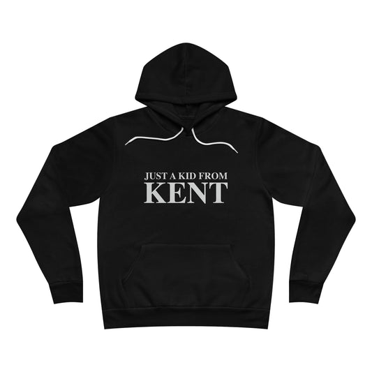 Just a kid from Kent Unisex Sponge Fleece Pullover Hoodie