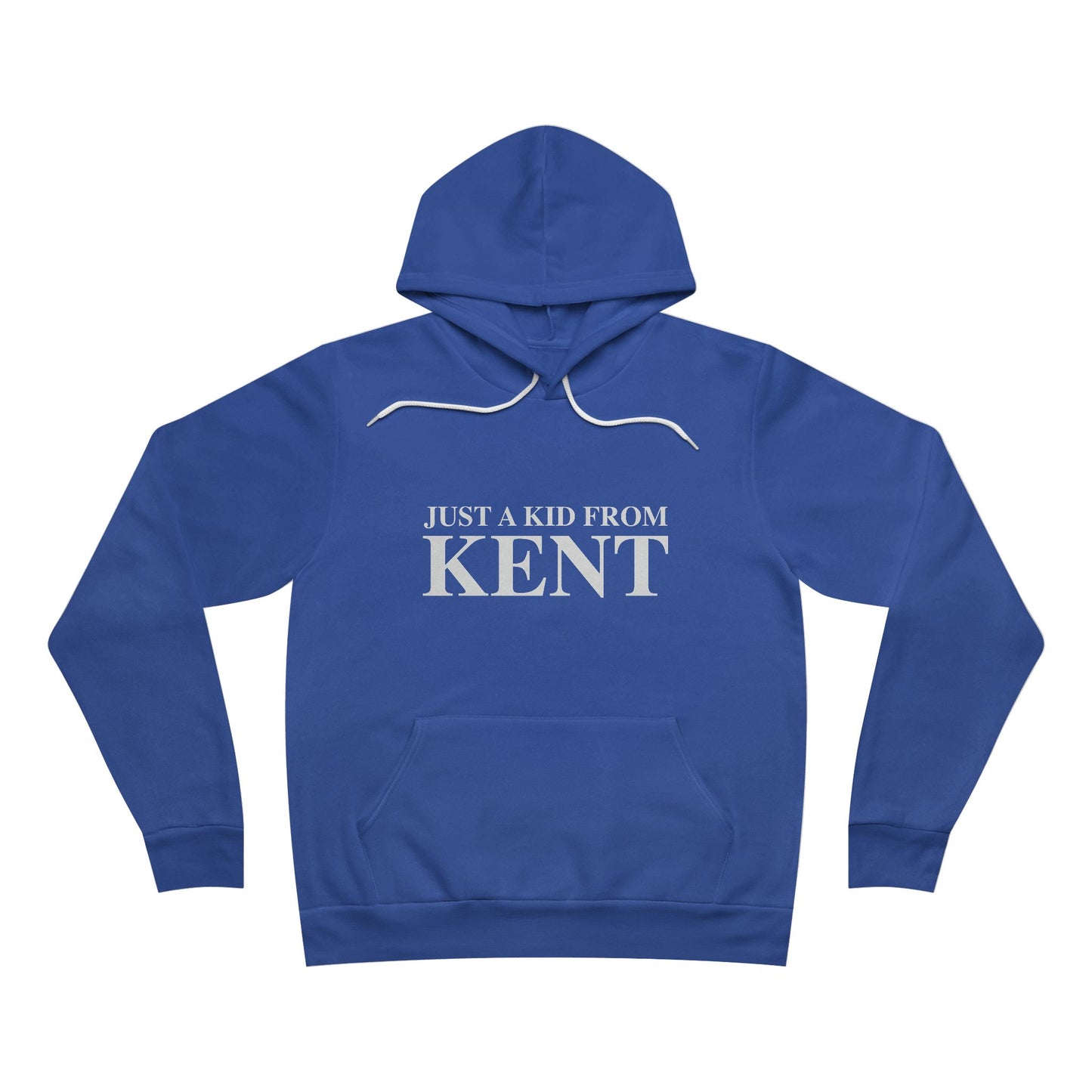Just a kid from Kent Unisex Sponge Fleece Pullover Hoodie
