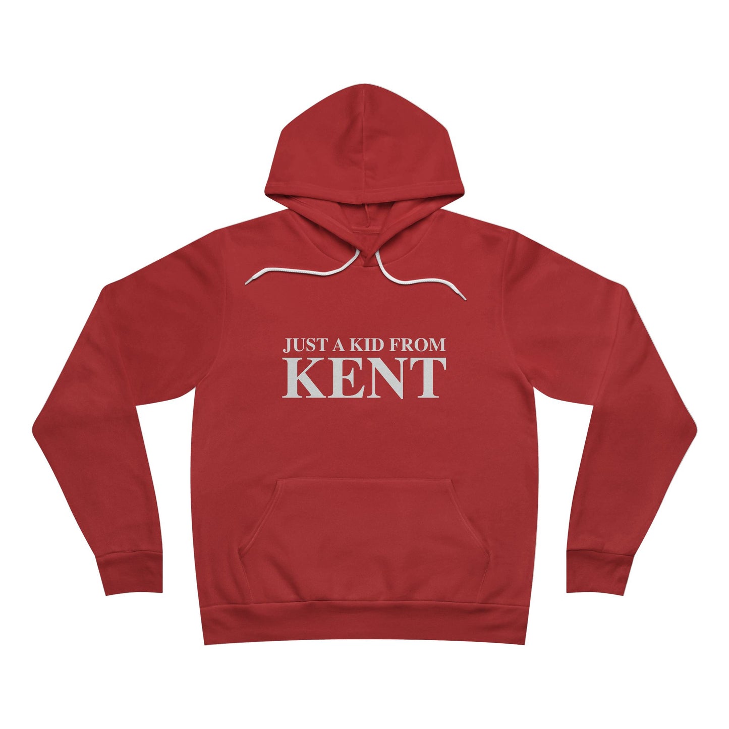 Just a kid from Kent Unisex Sponge Fleece Pullover Hoodie