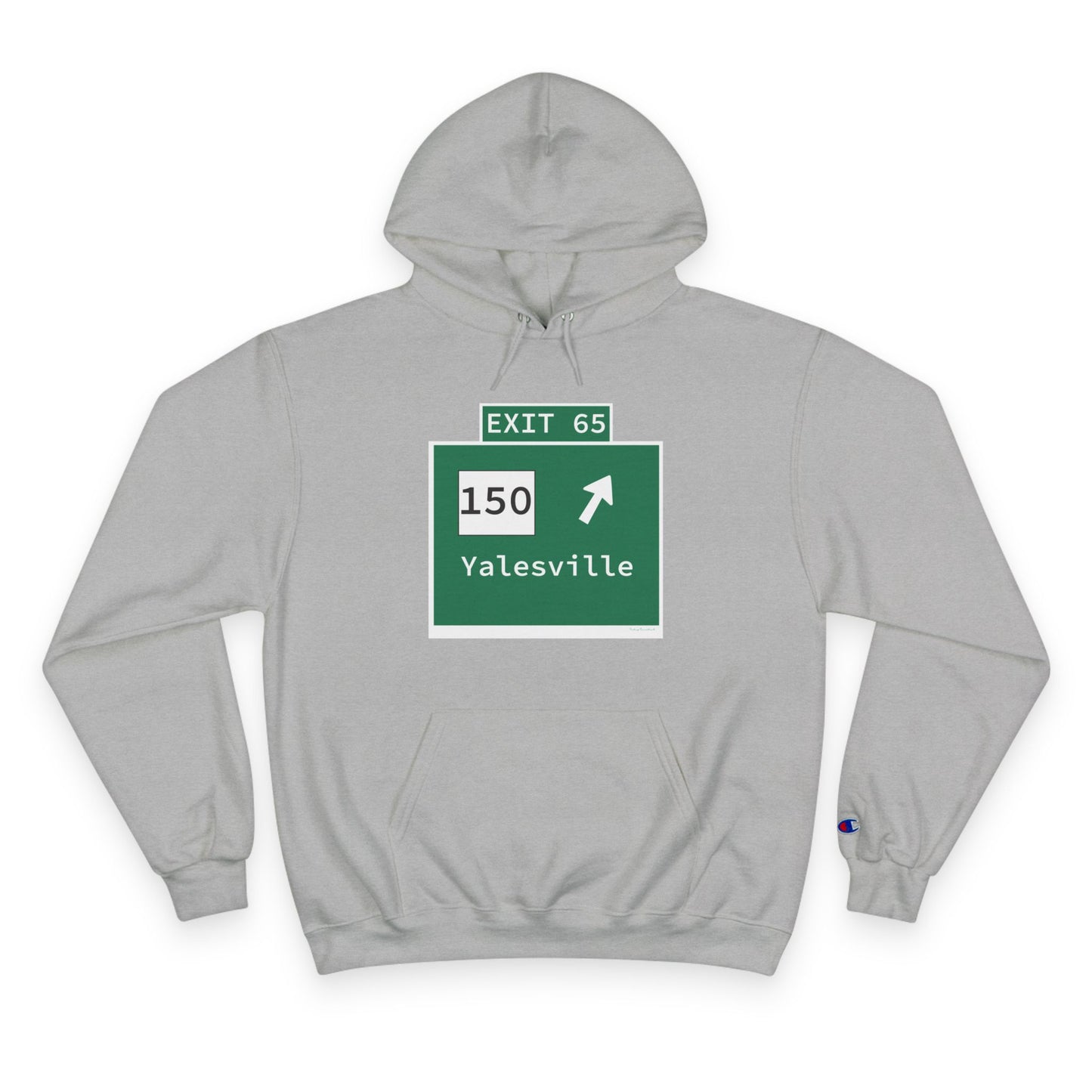 Vintage WCP Exit 65 Sign Champion Hoodie