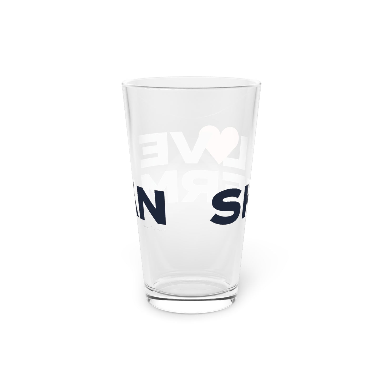 Love Sherman Pint Glass, 16oz