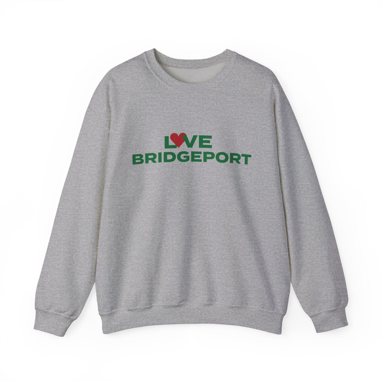Love Bridgeport Unisex Heavy Blend™ Crewneck Sweatshirt