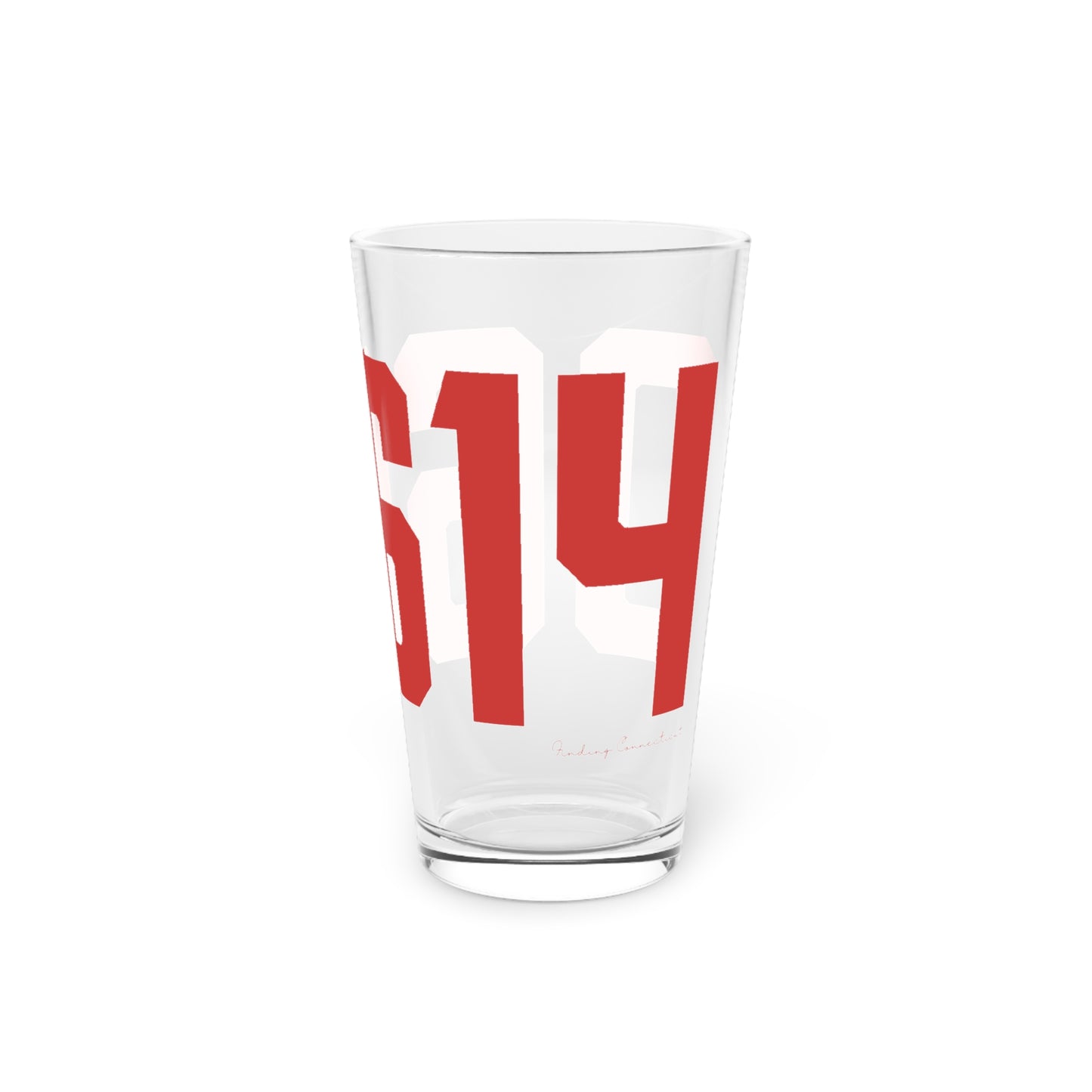 06614 - Stratford Connecticut Zip Code Pint Glass, 16oz