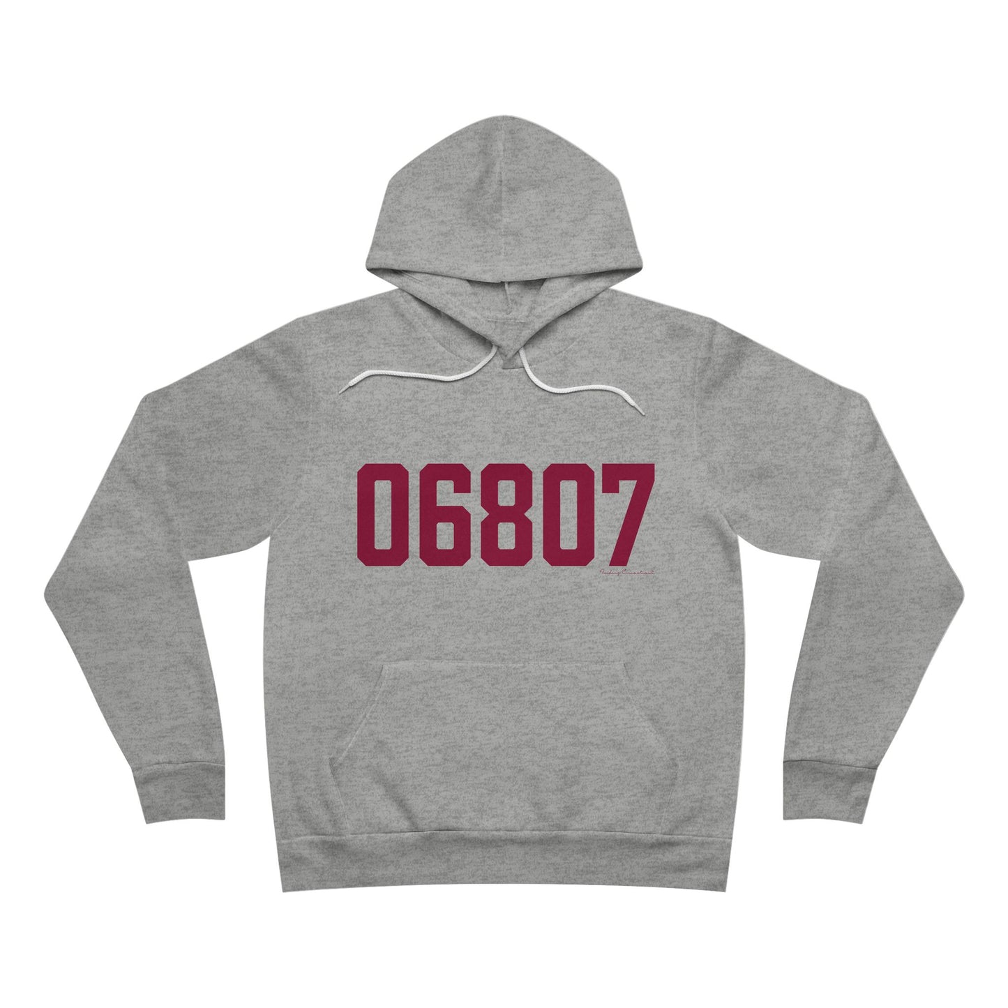 06807 - Greenwich Connecticut Zip Code Unisex Sponge Fleece Pullover Hoodie