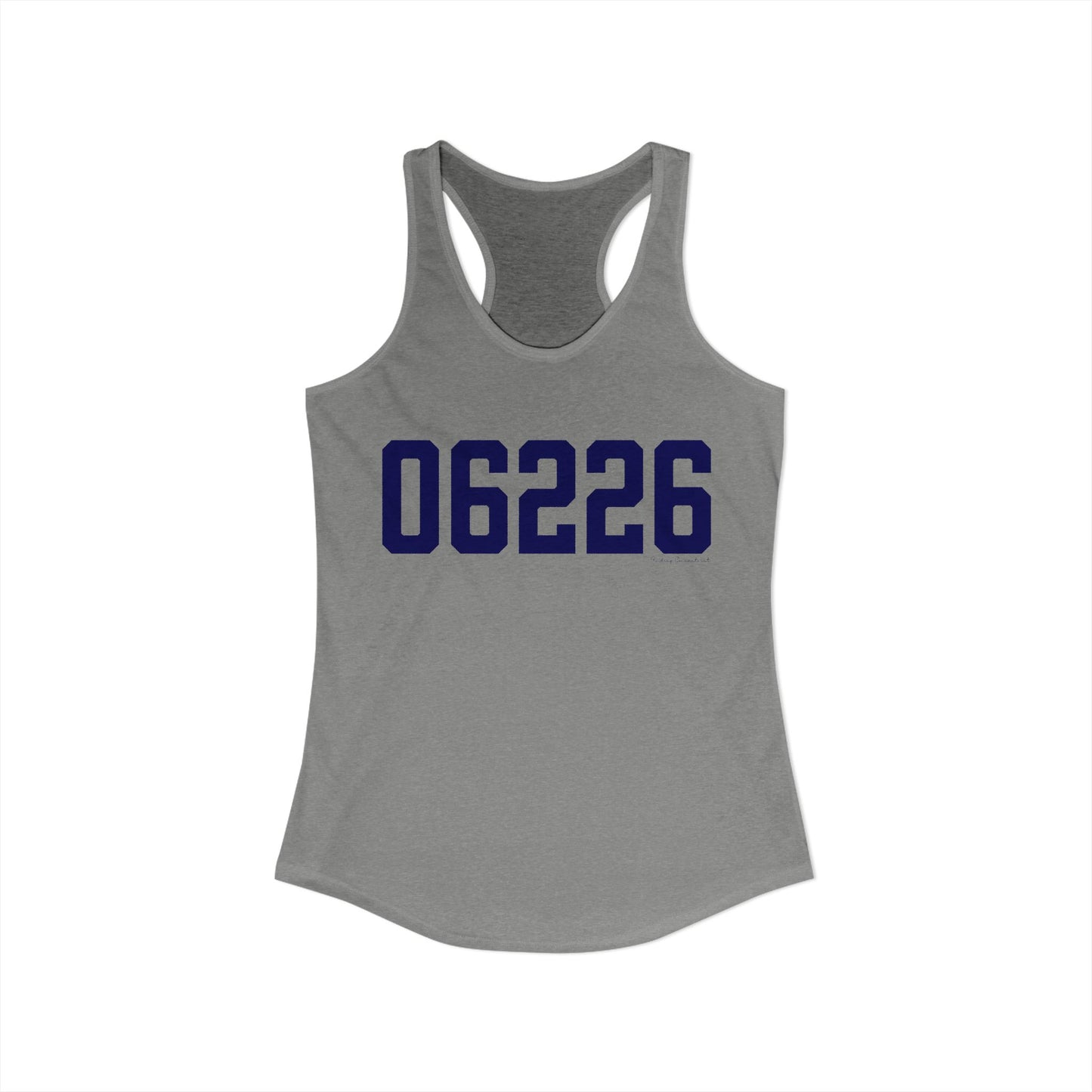 06226 Willimantic Connecticut Zip Code Women's Ideal Racerback Tank Top