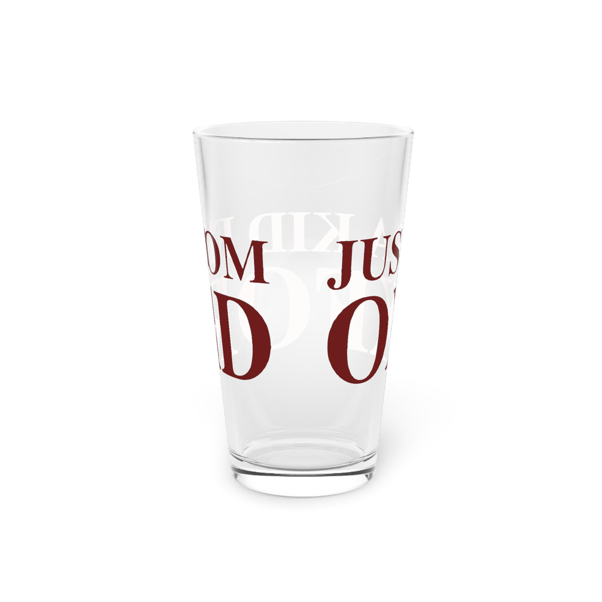 Just a kid from Oxford Pint Glass, 16oz