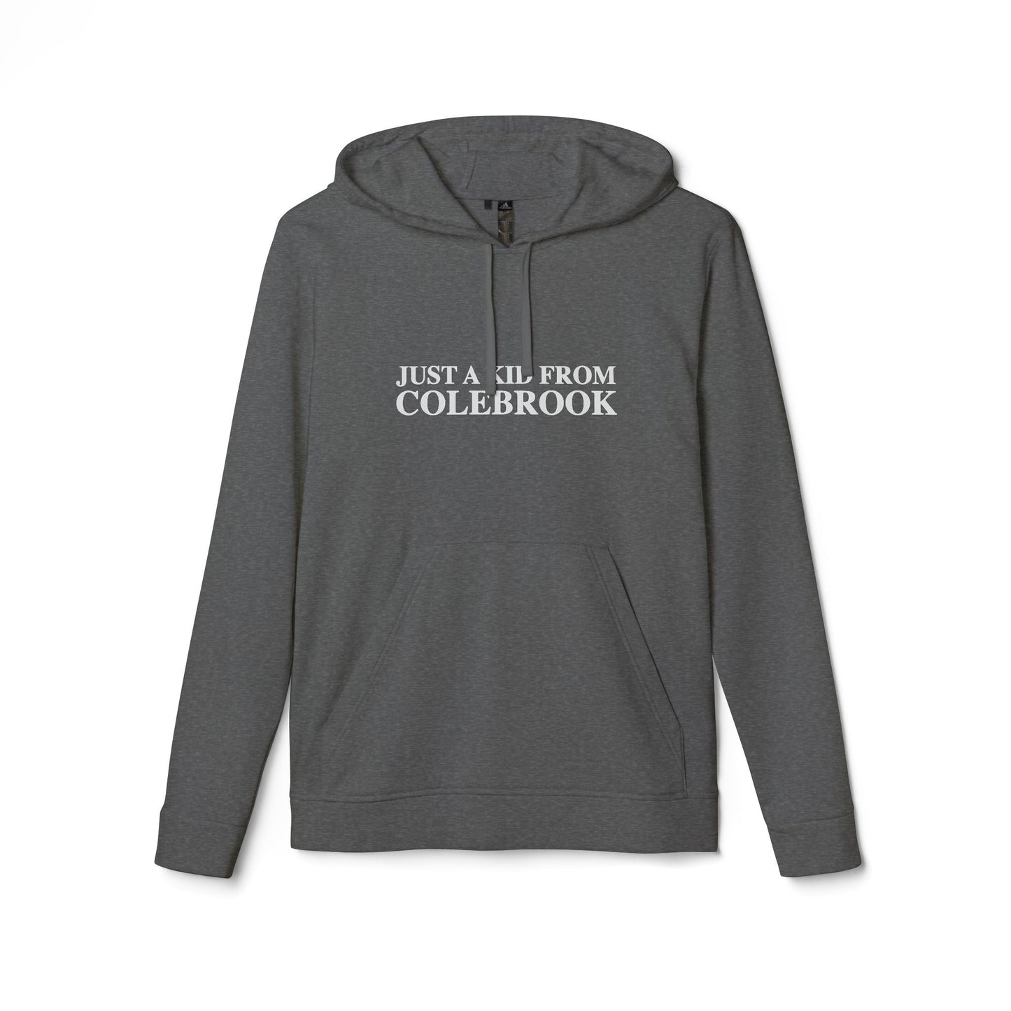 Just a kid from Colebrook adidas Unisex Fleece Hoodie