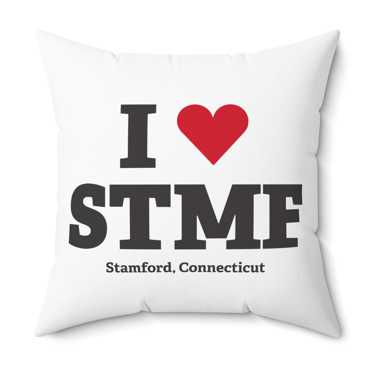 I Heart STMF
Spun Polyester Square Pillow