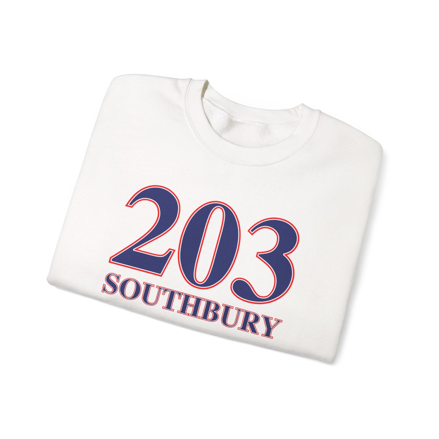 203 Southbury Red White & Blue Unisex Heavy Blend™ Crewneck Sweatshirt