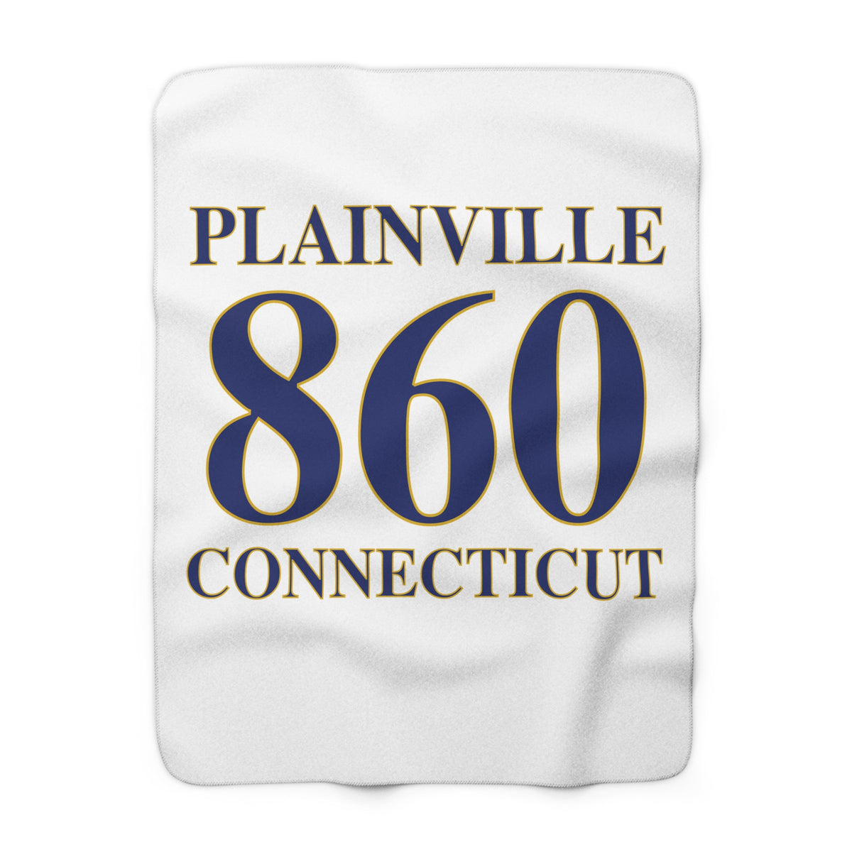 Plainville 860 Connecticut Sherpa Fleece Blanket