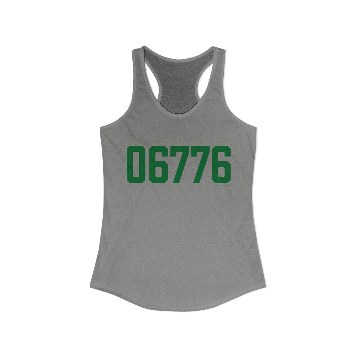 06776 New Milford Connecticut Zip Code Women's Ideal Racerback Tank Top