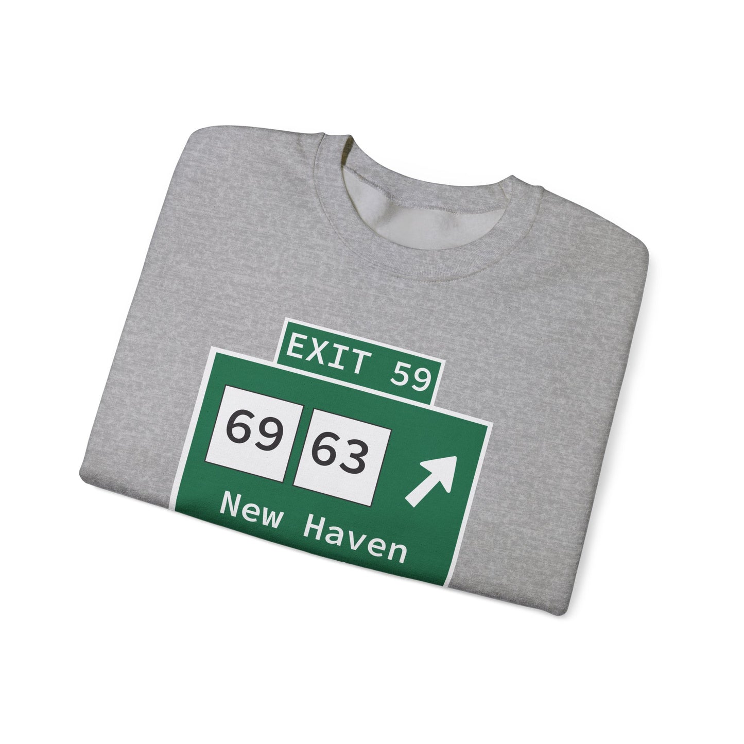 Vintage WCP Exit 59 Sign Unisex Heavy Blend™ Crewneck Sweatshirt