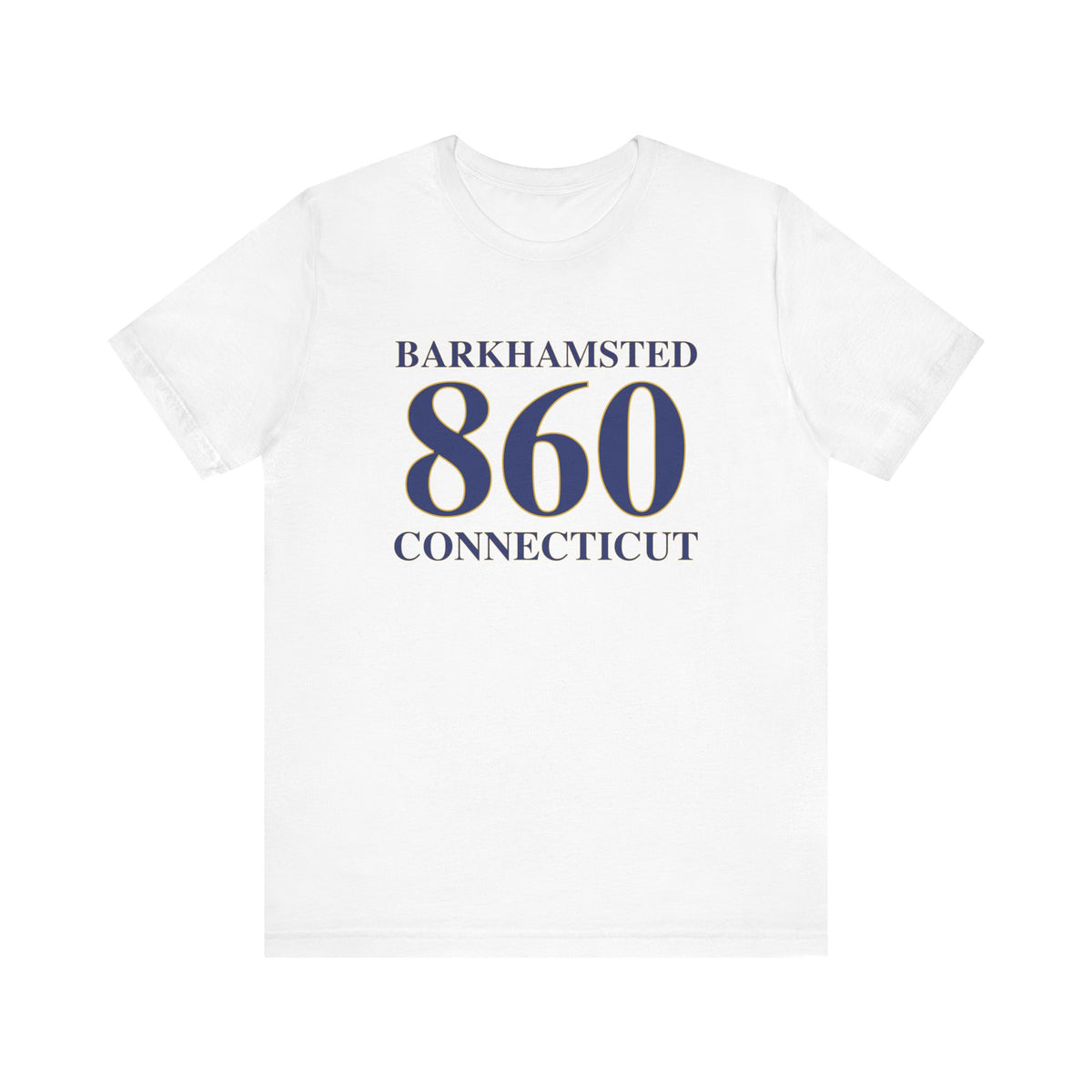 Barkhamsted 860 Connecticut Unisex Jersey Short Sleeve T-Shirt