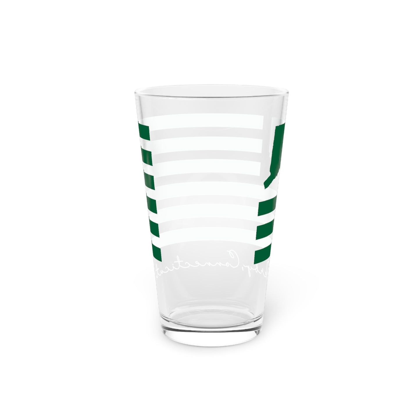 Derby Connecticut St. Patrick’s Day Flag Pint Glass, 16oz