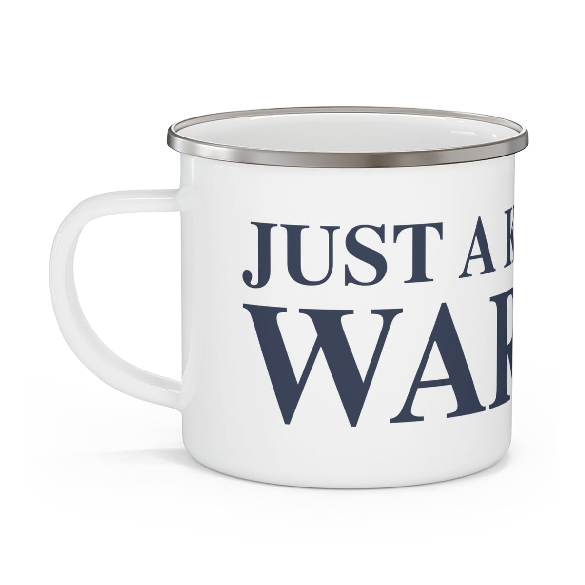Just a kid from Warren Enamel Camping Mug