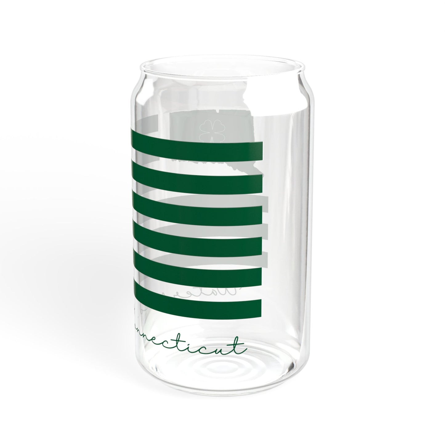 Waterford Connecticut St. Patrick’s Day Flag Sipper Glass, 16oz
