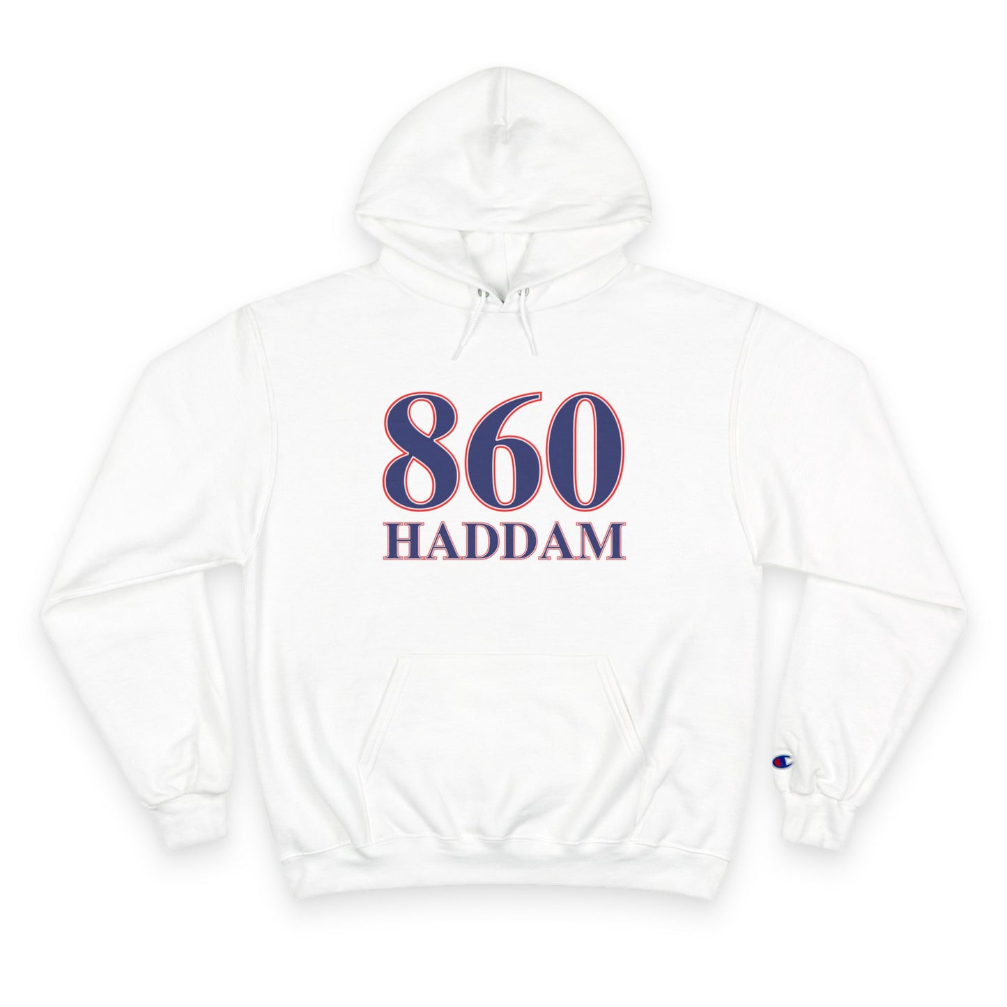 860 Haddam Red White & Blue Champion Hoodie