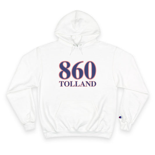 860 Tolland Red White & Blue Champion Hoodie
