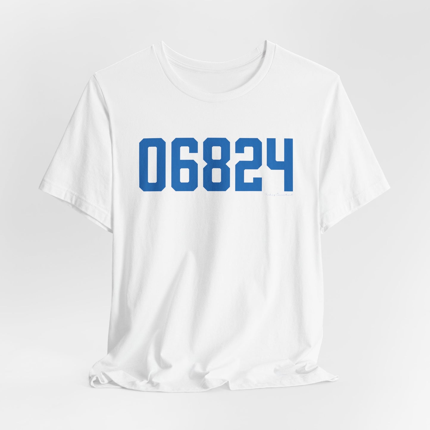 06824 Fairfield Connecticut Zip Code Unisex Jersey Short Sleeve T-Shirt