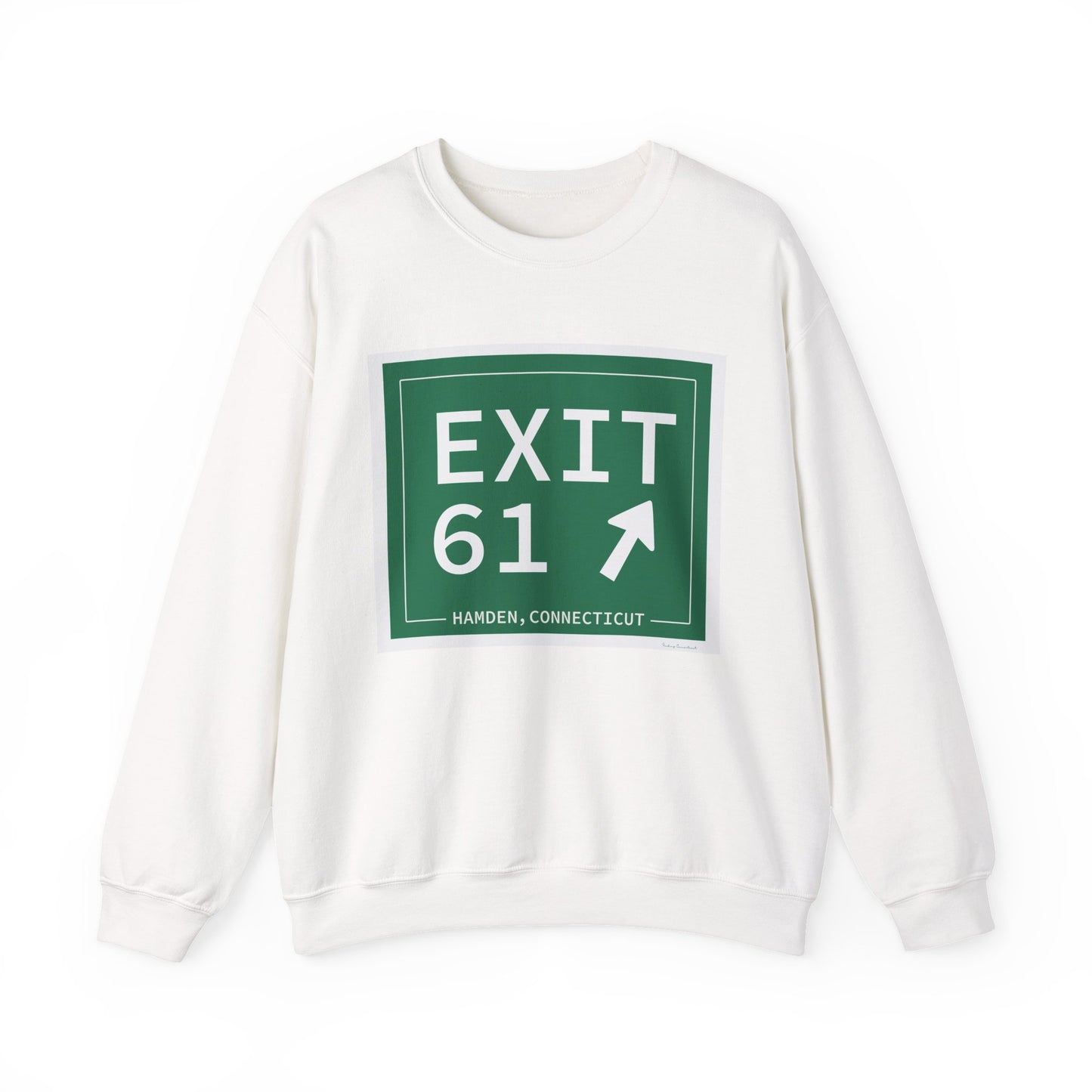 Vintage Exit 61 WCP Sign Unisex Heavy Blend™ Crewneck Sweatshirt