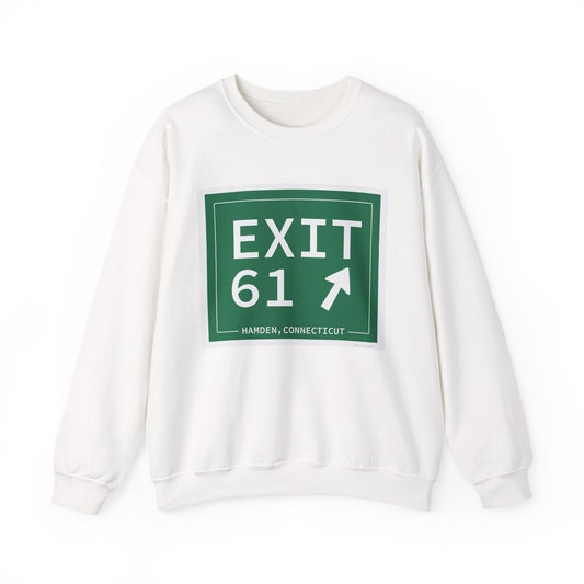 Vintage Exit 61 WCP Sign Unisex Heavy Blend™ Crewneck Sweatshirt