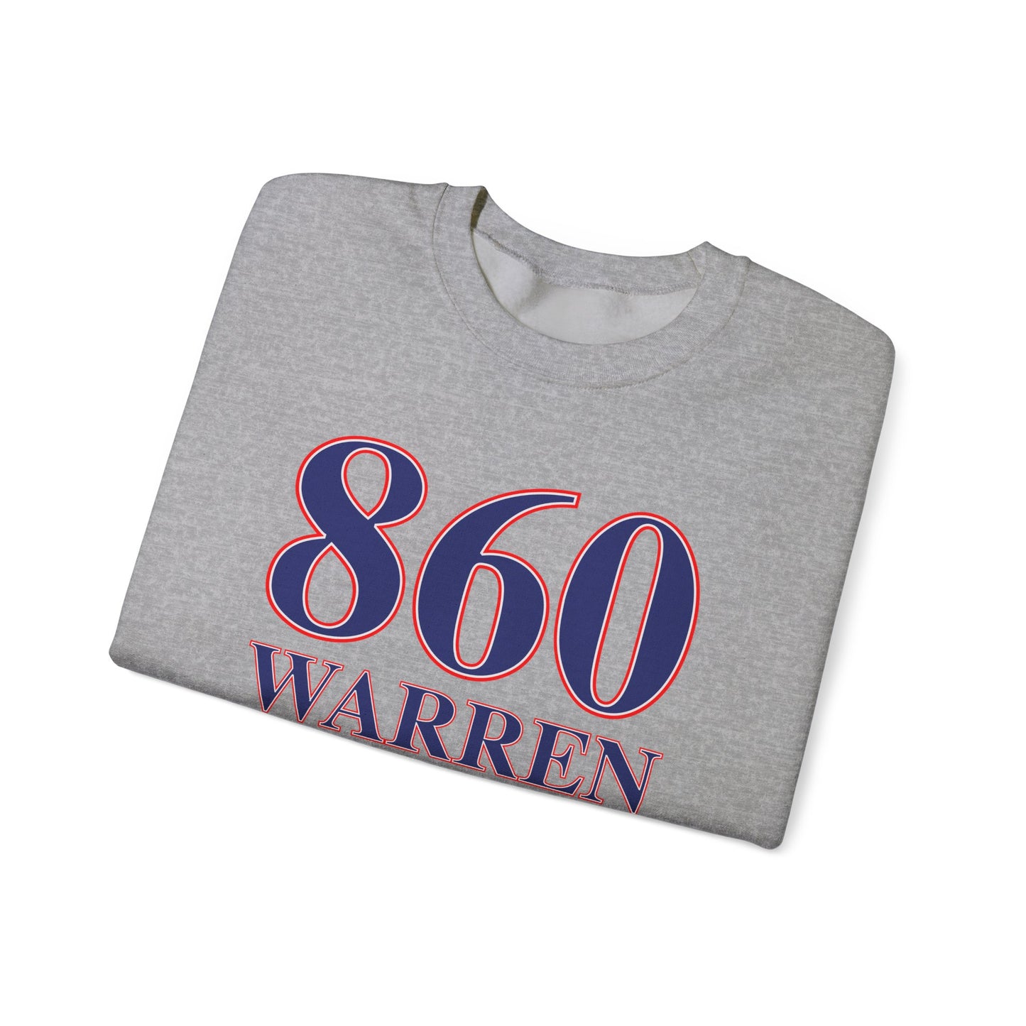 860 Warren Red White & Blue Unisex Heavy Blend™ Crewneck Sweatshirt