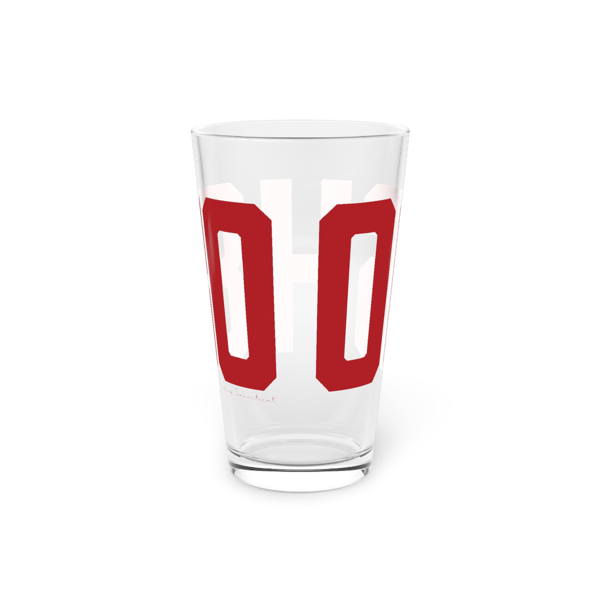 06480 Portland Connecticut Zip Code Pint Glass, 16oz