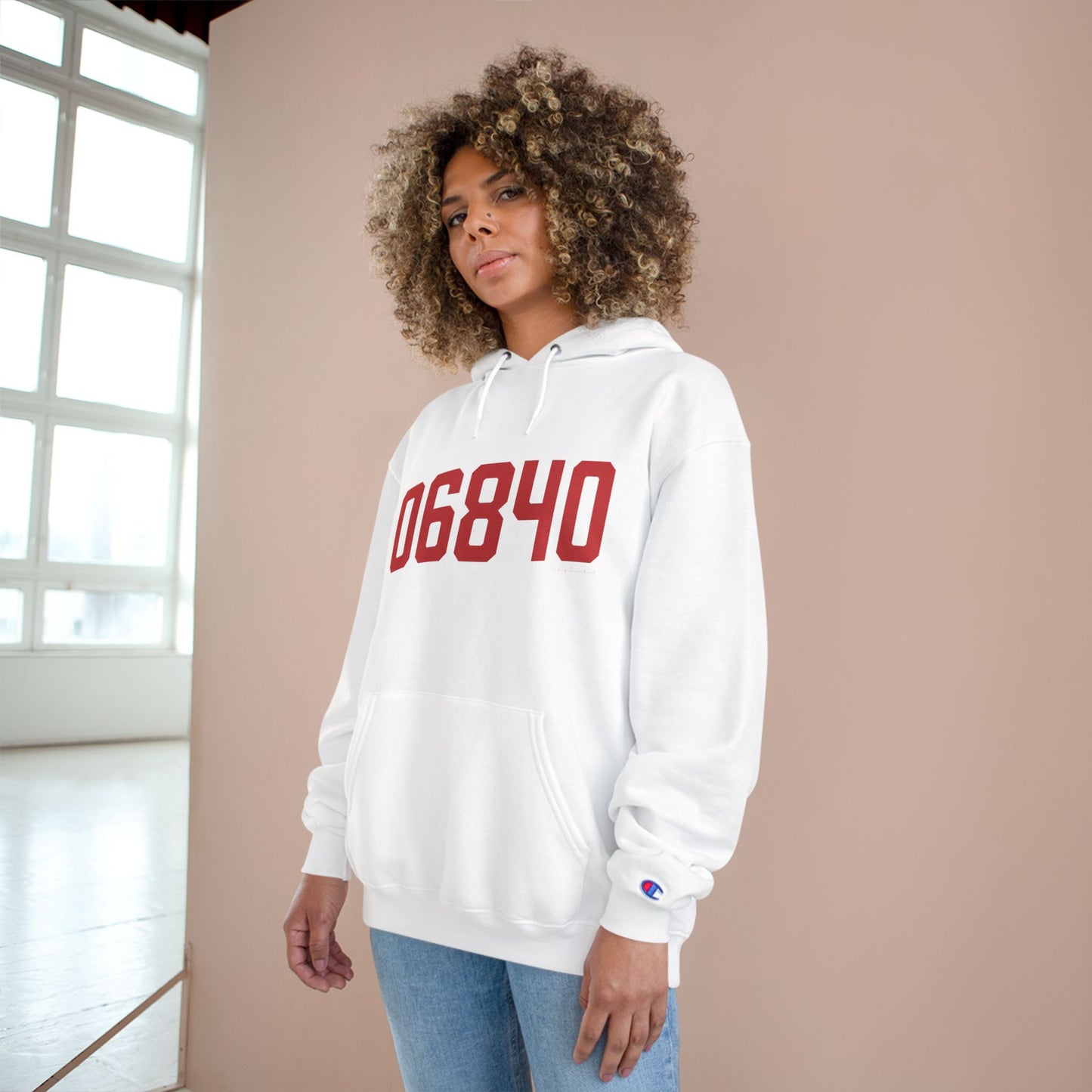 06840 New Canaan Connecticut Zip Code Champion Hoodie