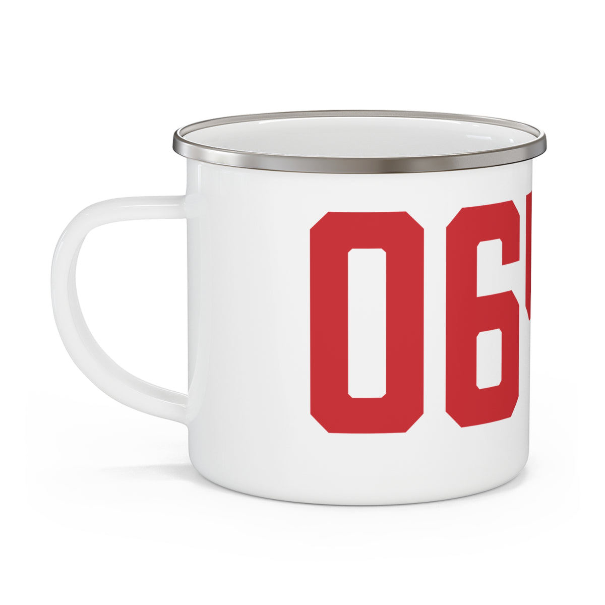 06405 Branford Connecticut Zip Code Enamel Camping Mug