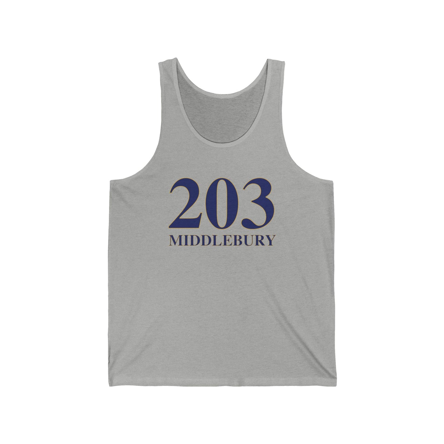 203 Middlebury Unisex Jersey Tank Top