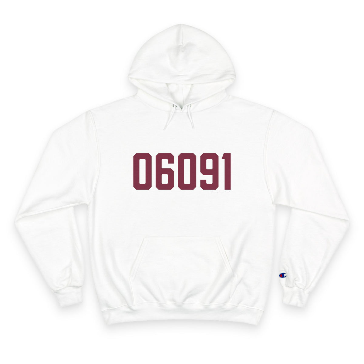 06091 Hartland Connecticut Zip Code Champion Hoodie