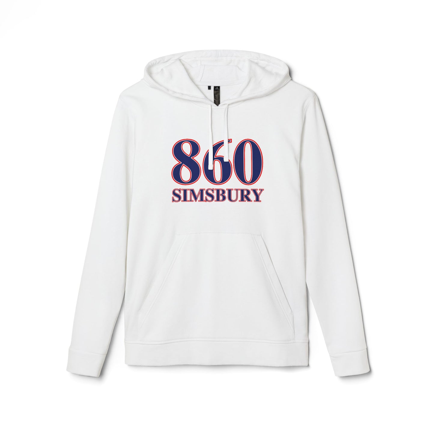 860 Simsbury Red White & Blue adidas Unisex Fleece Hoodie