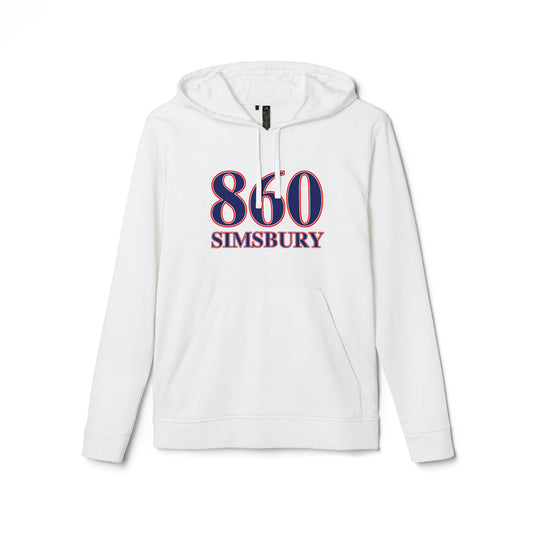 860 Simsbury Red White & Blue adidas Unisex Fleece Hoodie