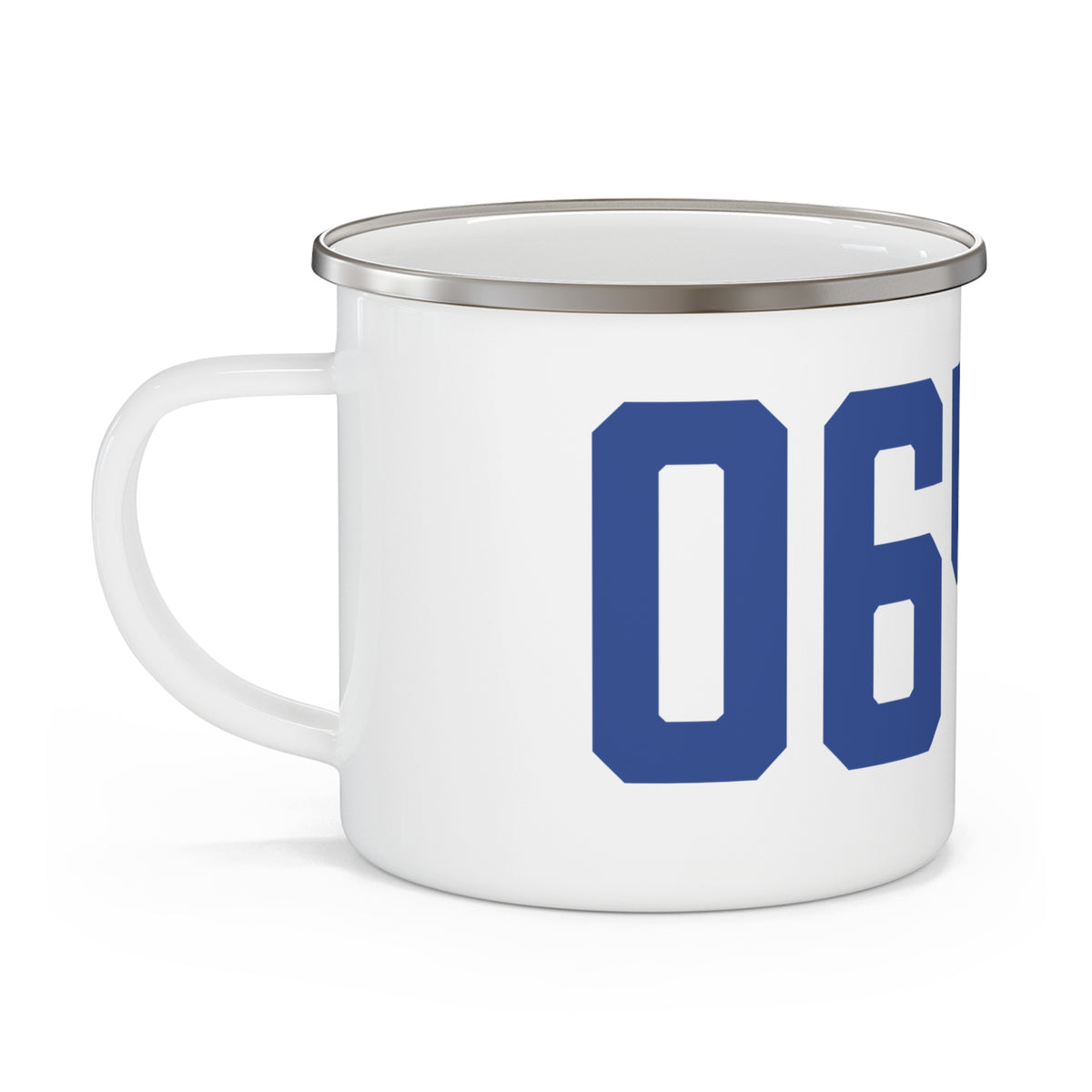 06483 Seymour Connecticut Zip Code Enamel Camping Mug