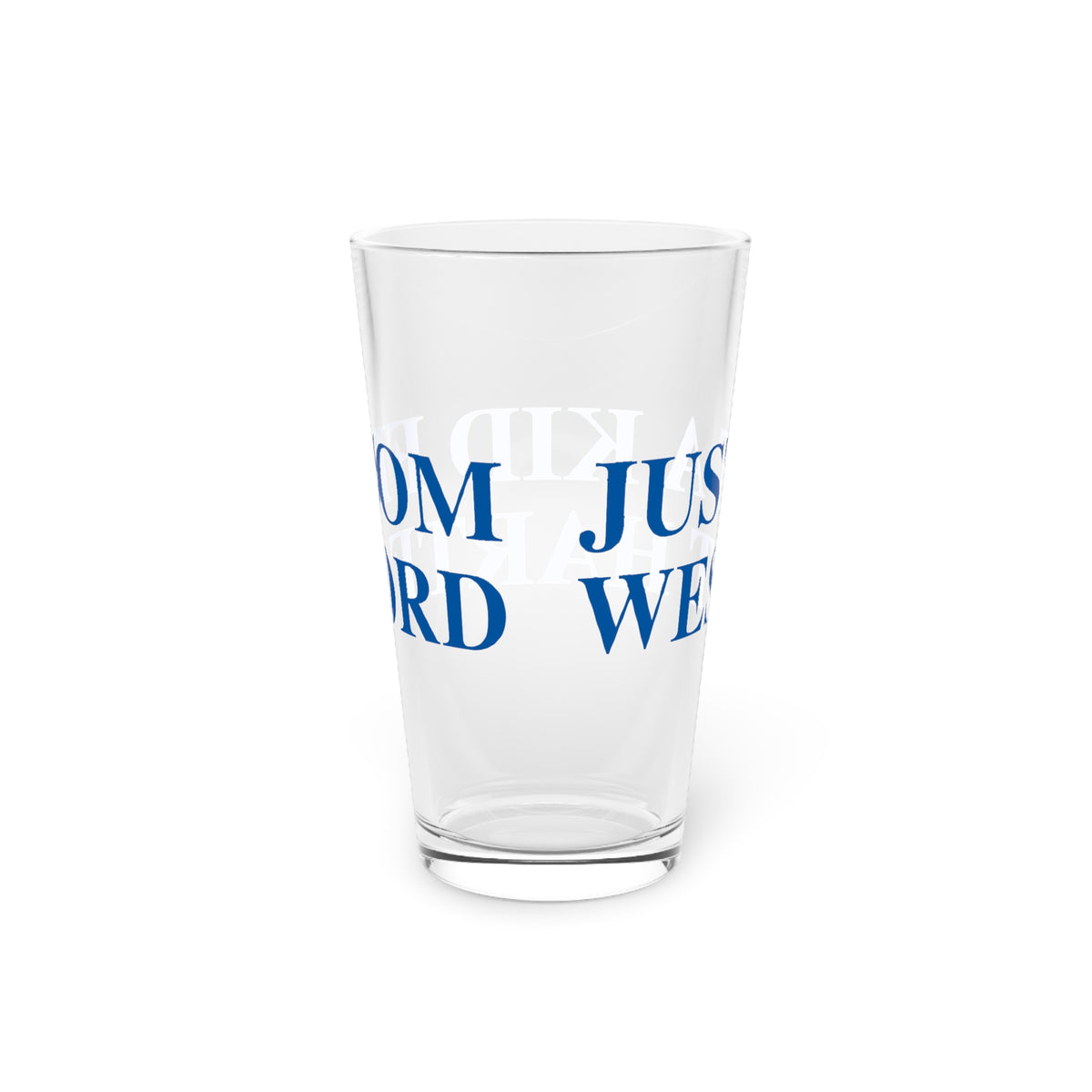 Just a kid from West Hartford Pint Glass, 16oz