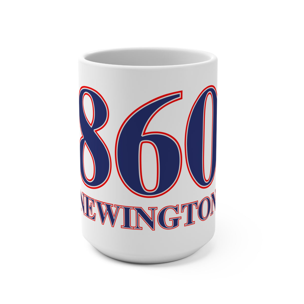 860 Newington Red, White & Blue Mug 15oz