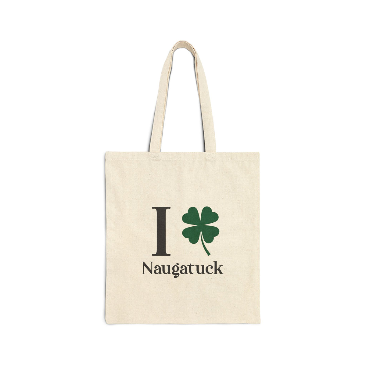 I Clover Naugatuck Cotton Canvas Tote Bag