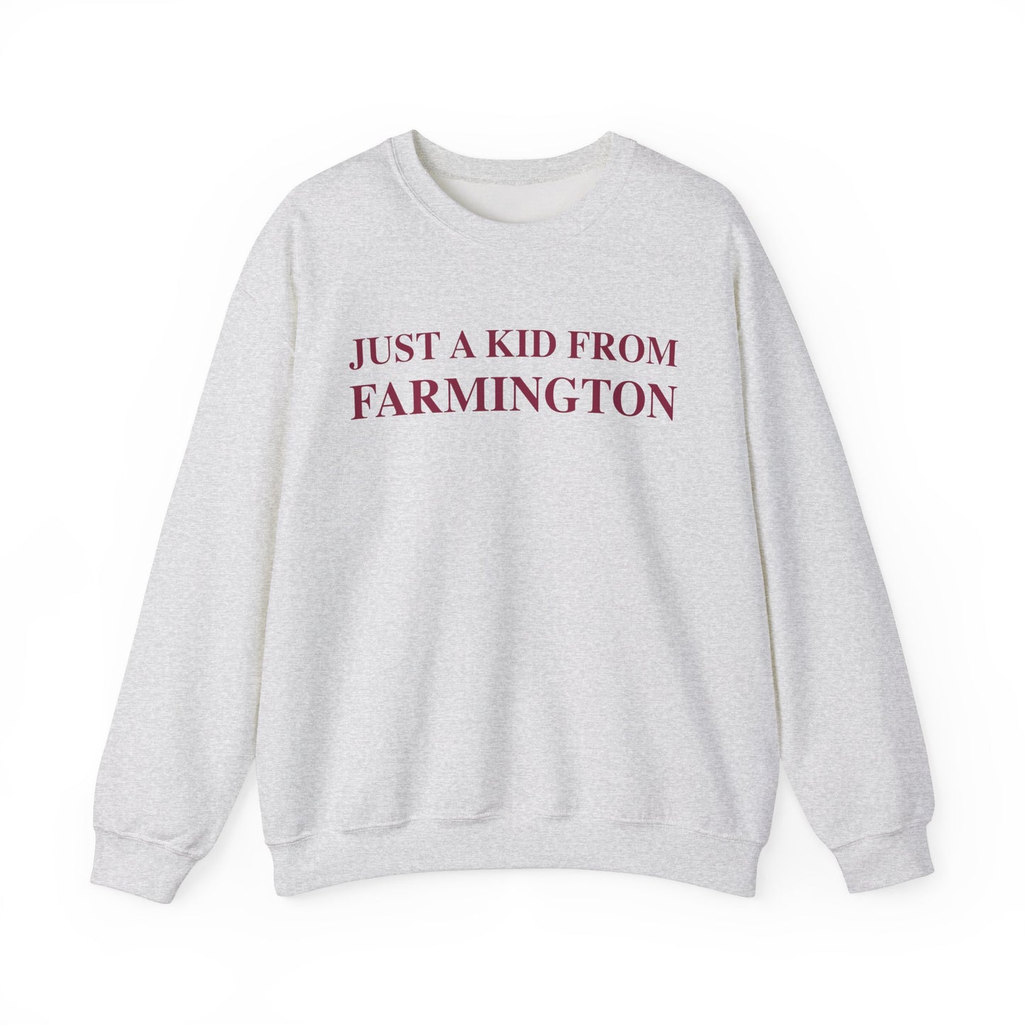 Just a kid from Farmington Unisex Heavy Blend™ Crewneck Sweatshirt