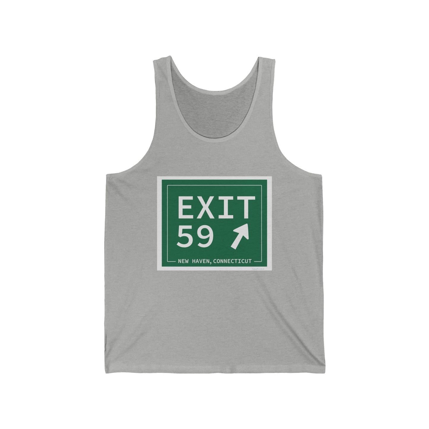 Vintage Exit 59 WCP Sign Unisex Jersey Tank Top