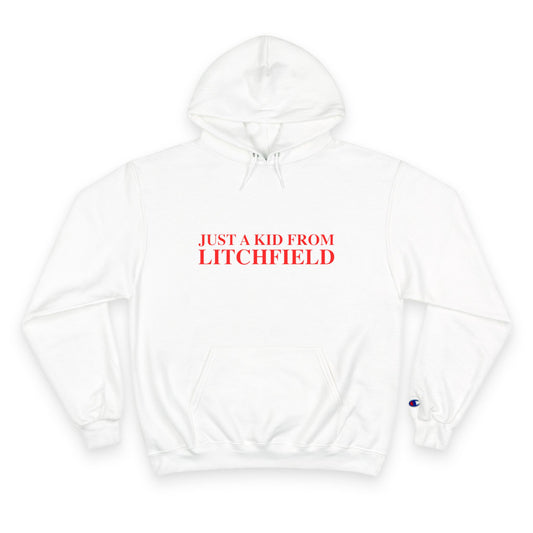 Just a kid from Litchfield Champion Hoodie
