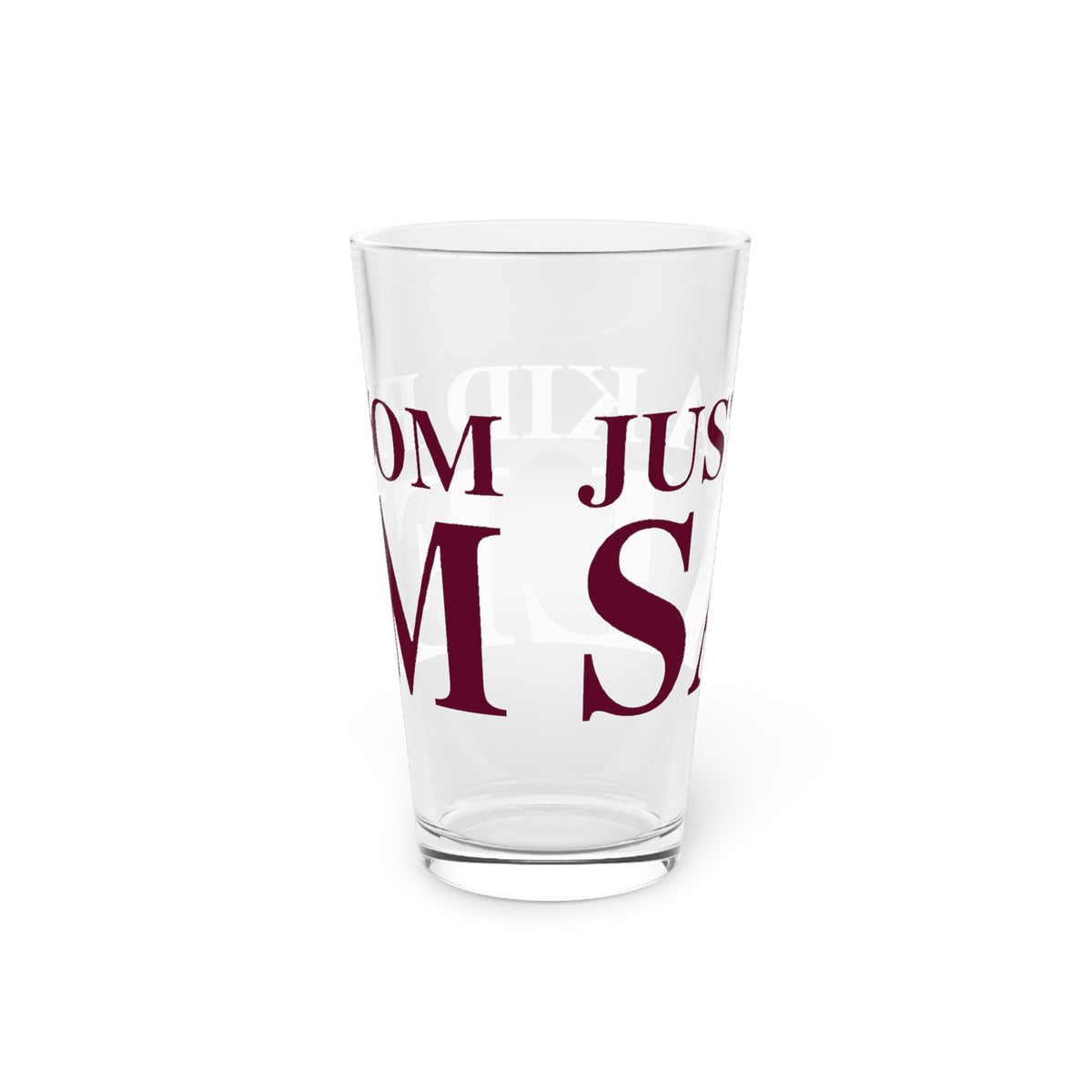 Just a kid from Salem Pint Glass, 16oz