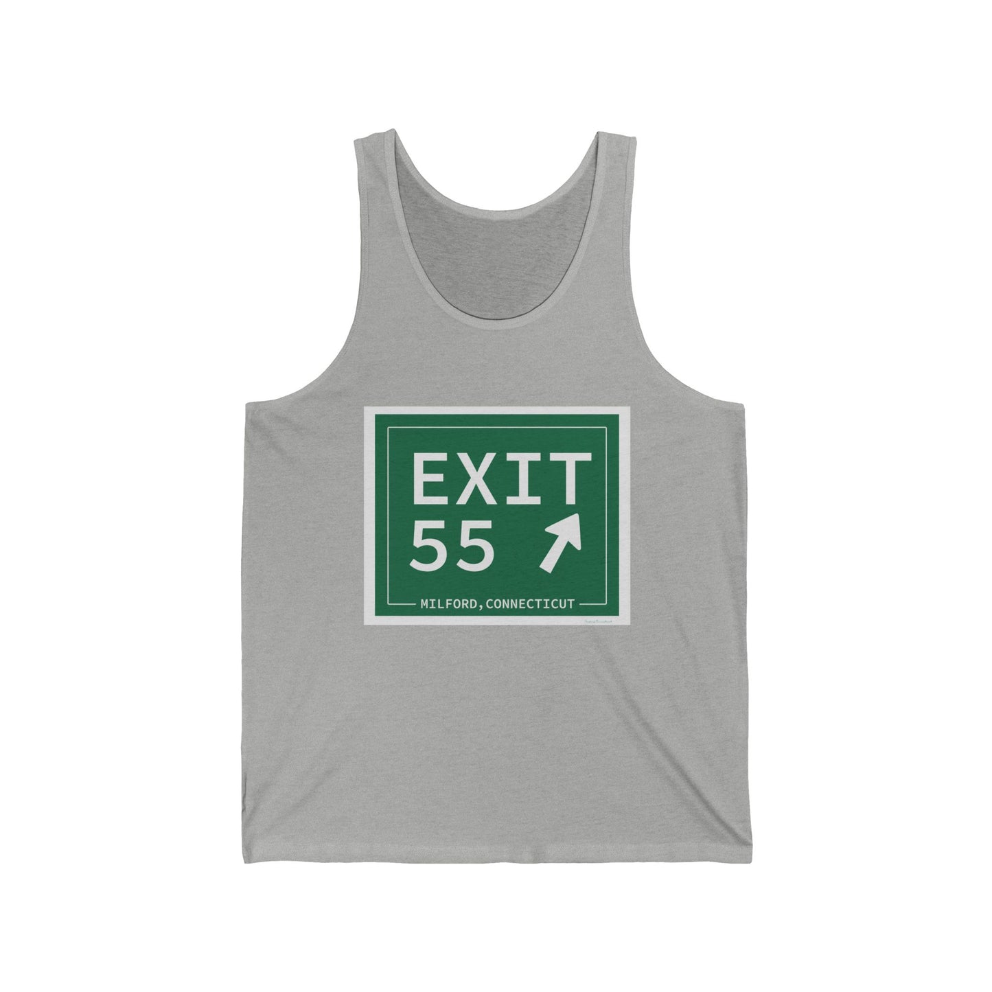 Vintage Exit 55 WCP Sign Unisex Jersey Tank Top