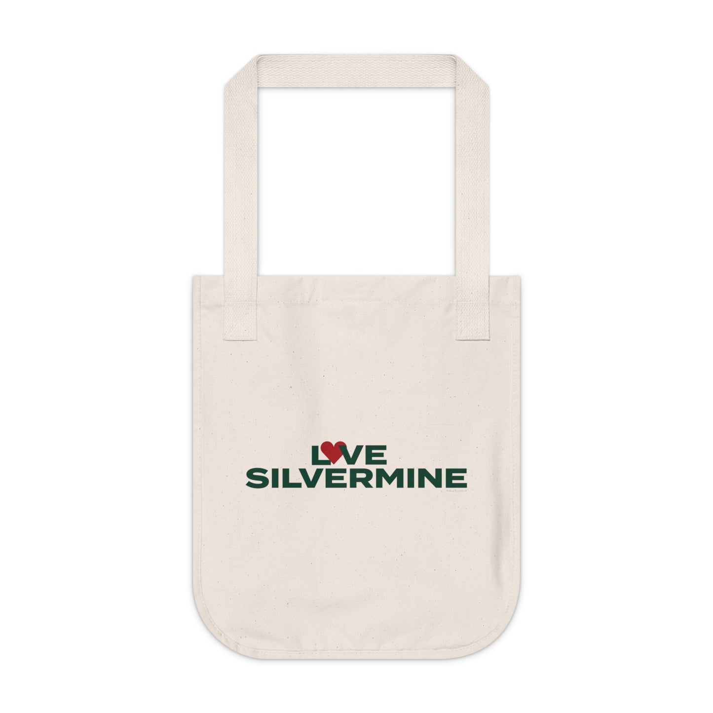 Love Silvermine Organic Canvas Tote Bag