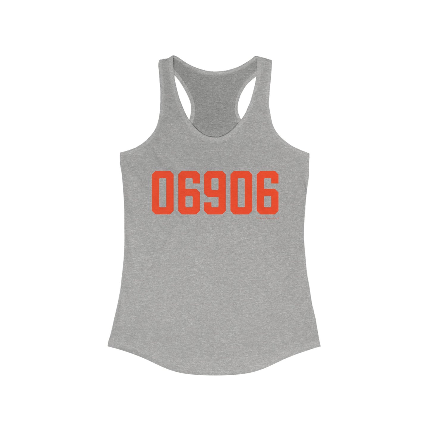 06906 Stamford Connecticut Zip Code Women's Ideal Racerback Tank Top