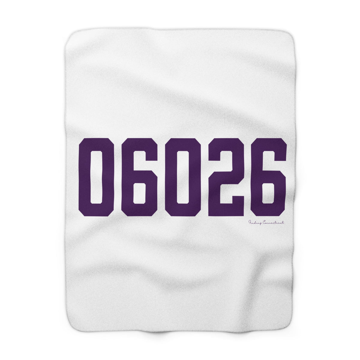 06026 East Granby Connecticut Zip Code Sherpa Fleece Blanket