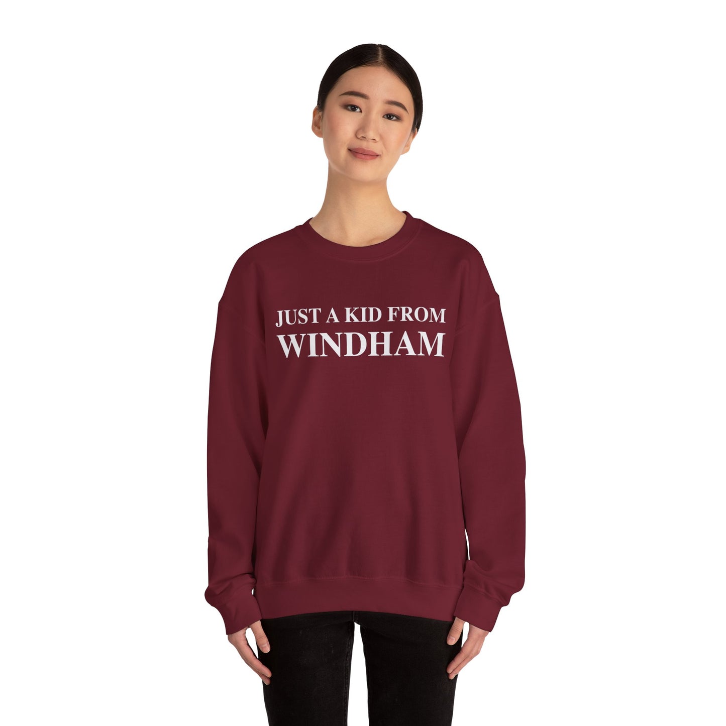 Just a kid from Windham Unisex Heavy Blend™ Crewneck Sweatshirt