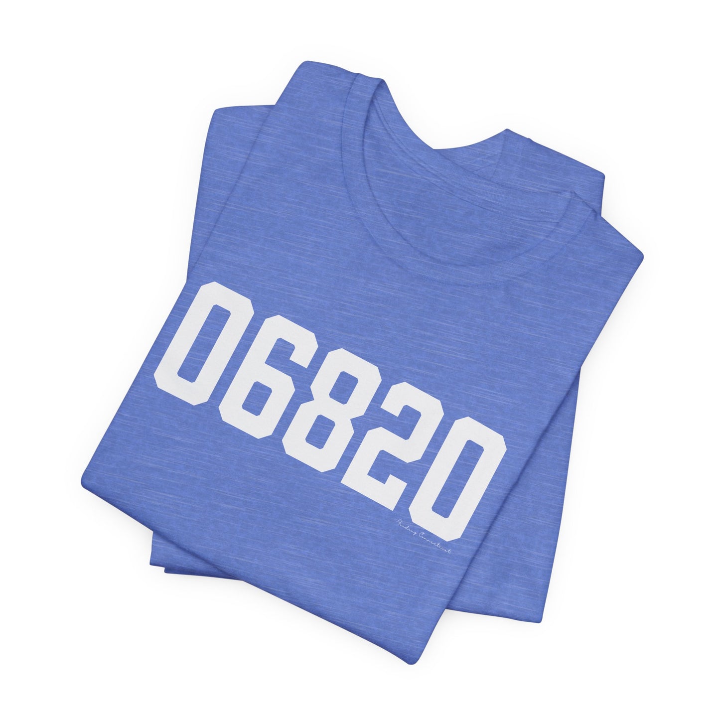 06820 - Darien CT Zip Code Unisex Jersey Short Sleeve T-Shirt