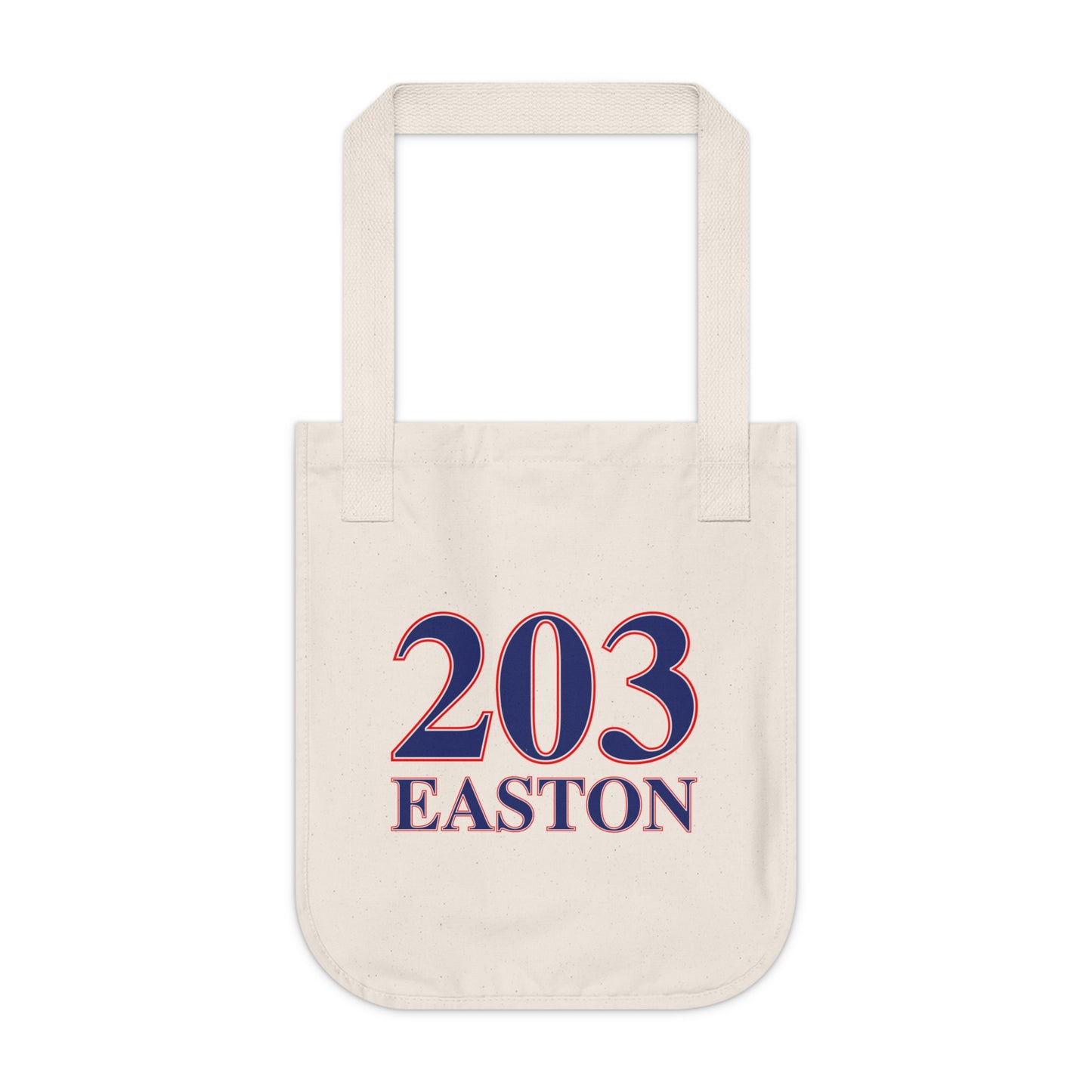 203 Easton Red White & Blue Organic Canvas Tote Bag
