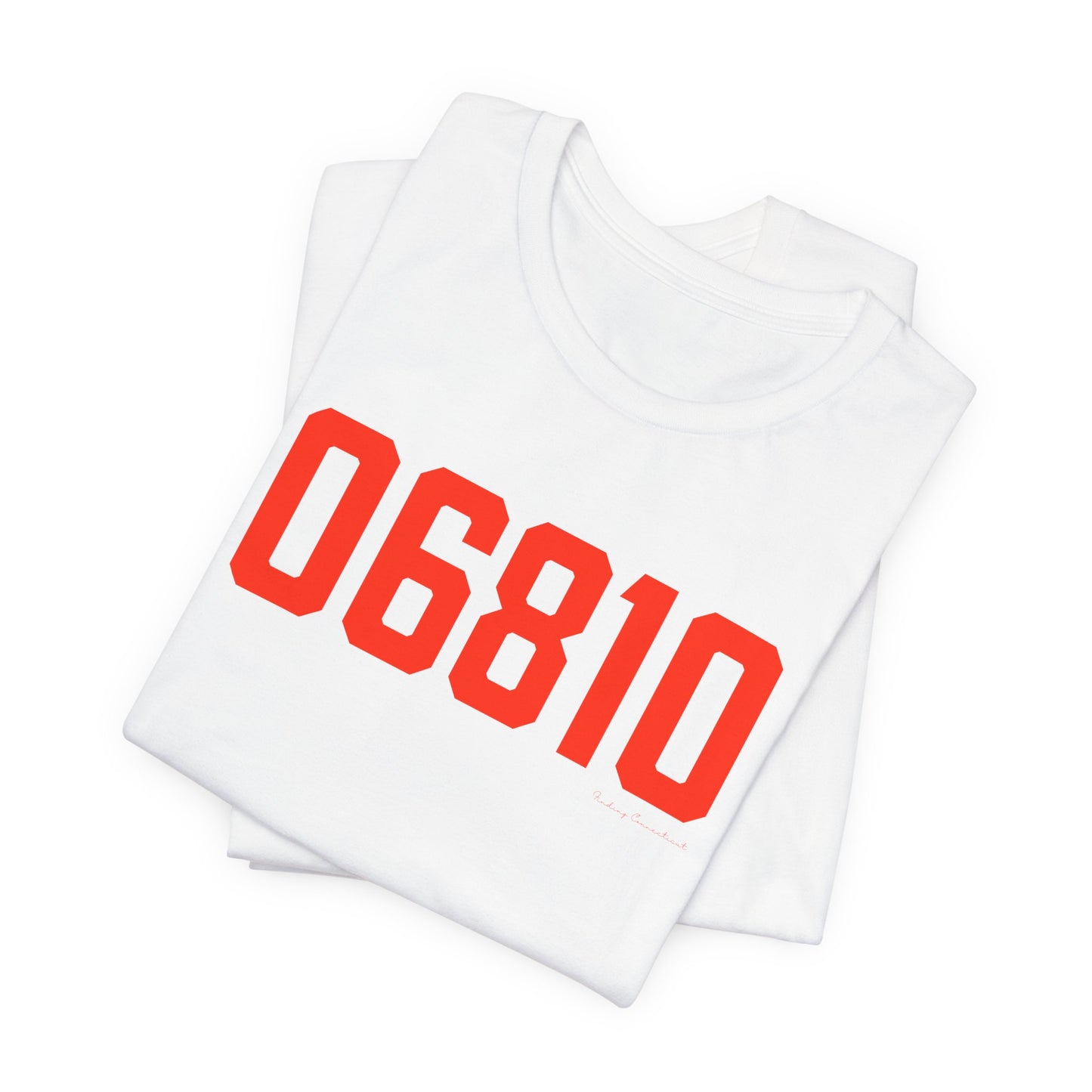 06810 Danbury Connecticut Zip Code Unisex Jersey Short Sleeve T-Shirt